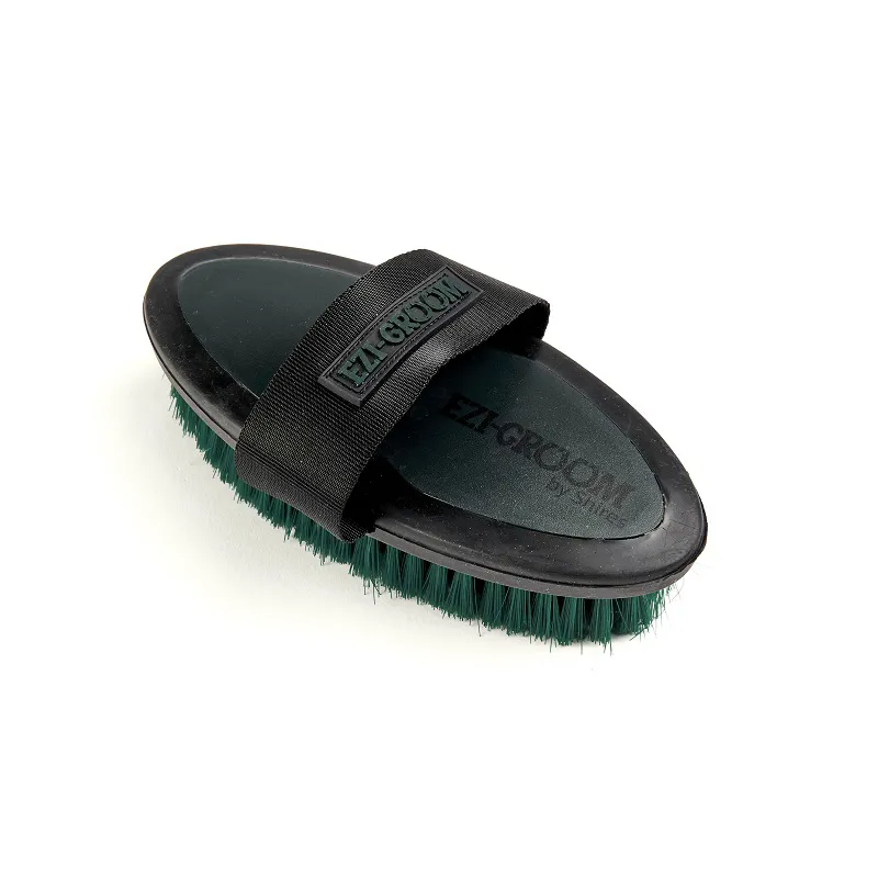 EZI-GROOM Grip Body Brush Small in Forest